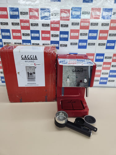 Cafetera 950W, 1L de espresso manual, color rojo Gaggia RI8425/22